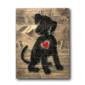 Puppy Heart String Art Kit