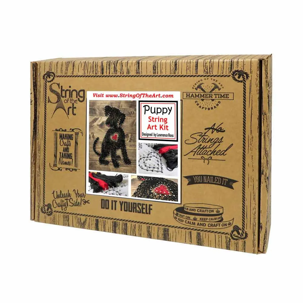 Puppy Heart String Art Kit