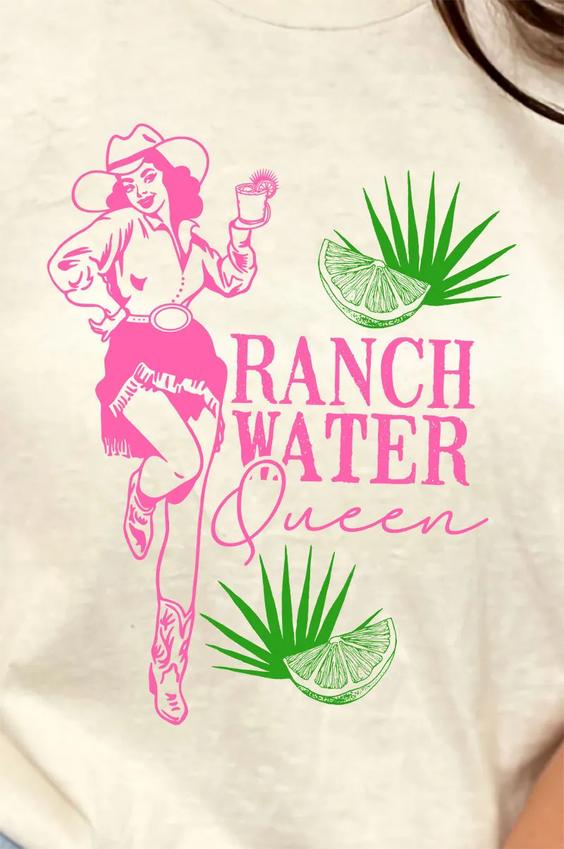 Ranch Water Queen Short Sleeve Relaxed Fit T-Shirt