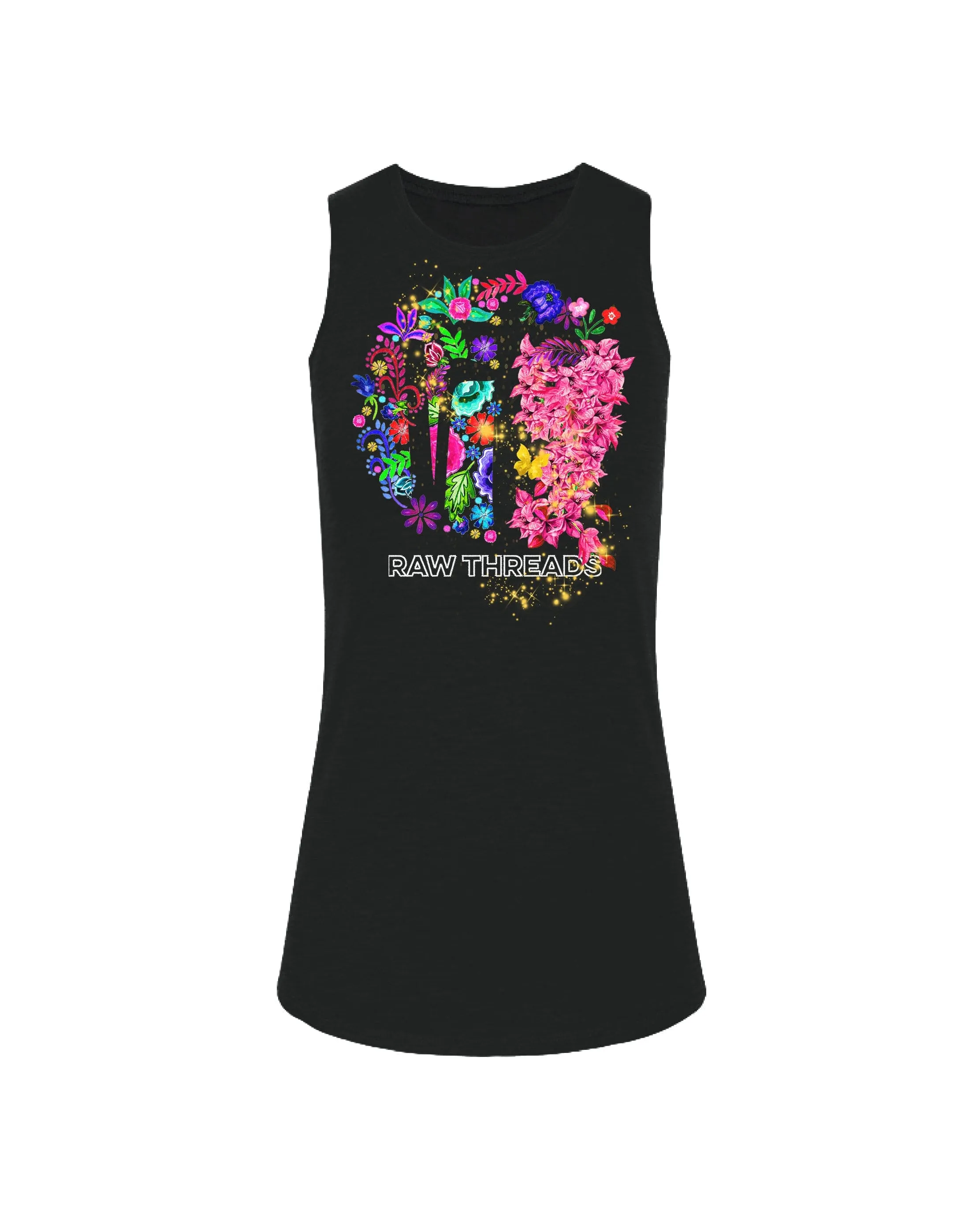 Raw Threads Family Flowers Logo