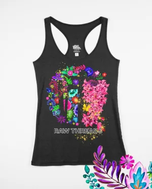 Raw Threads Family Flowers Logo