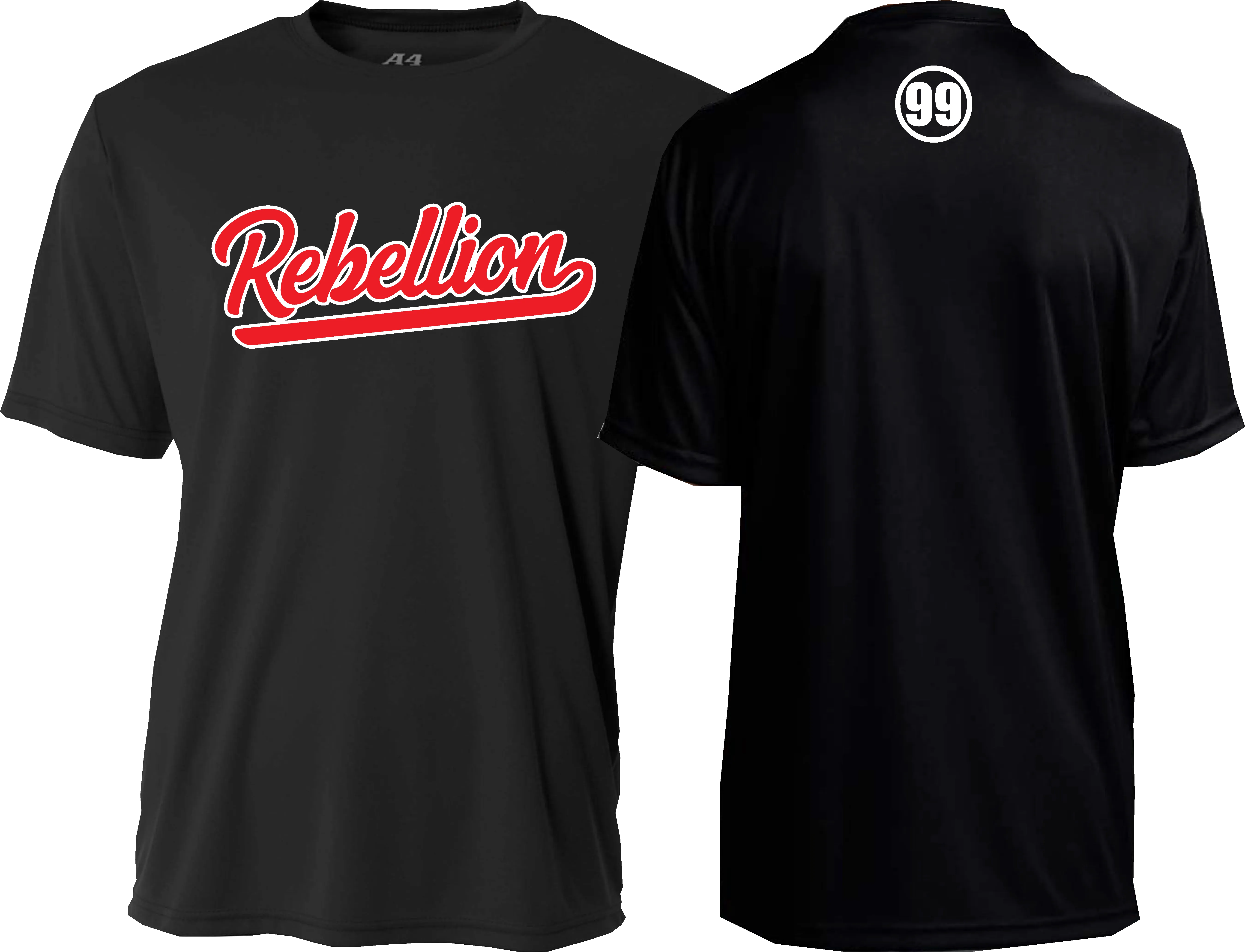 REBELLION SCRIPT PERFORMANCE TEE YOUTH