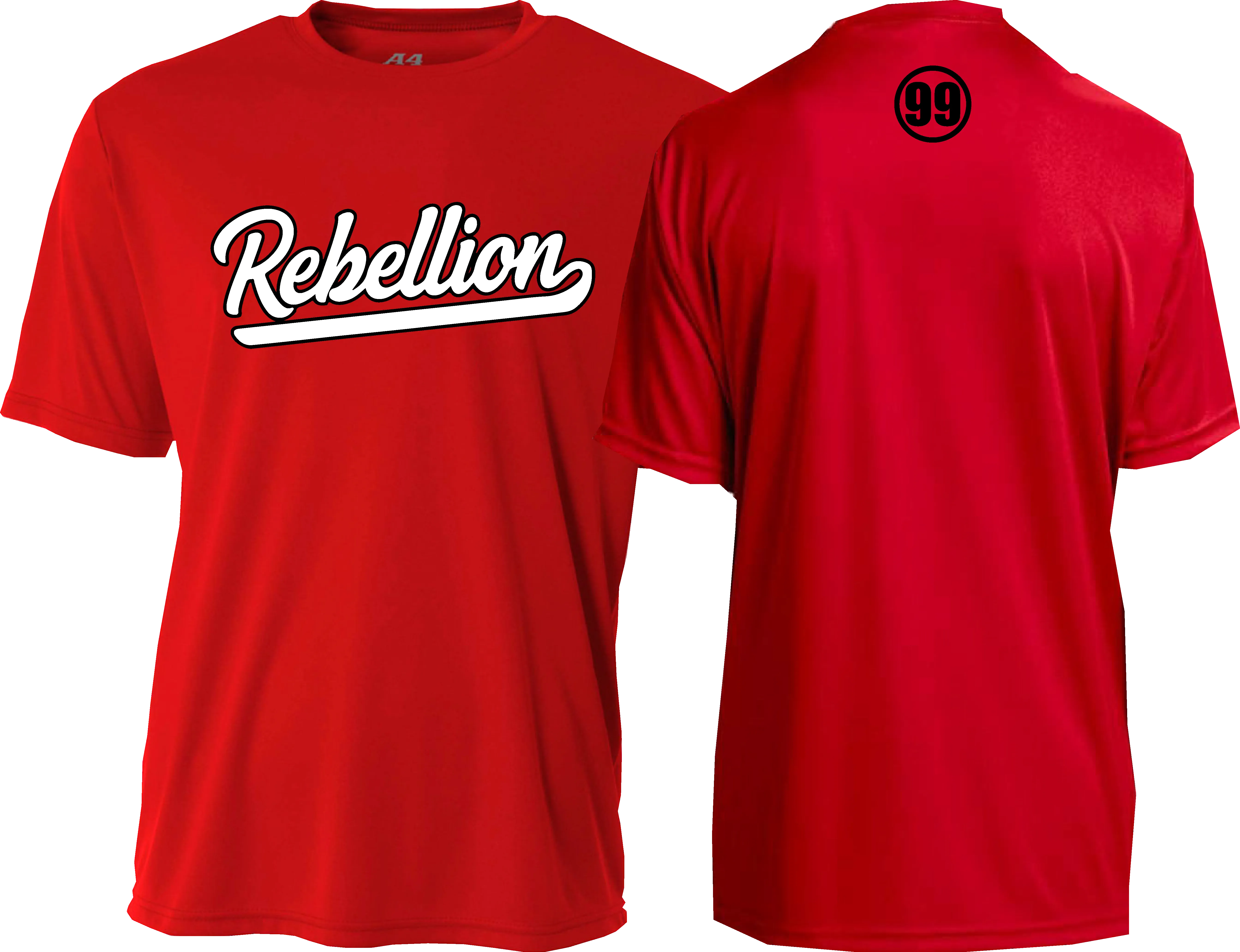 REBELLION SCRIPT PERFORMANCE TEE YOUTH