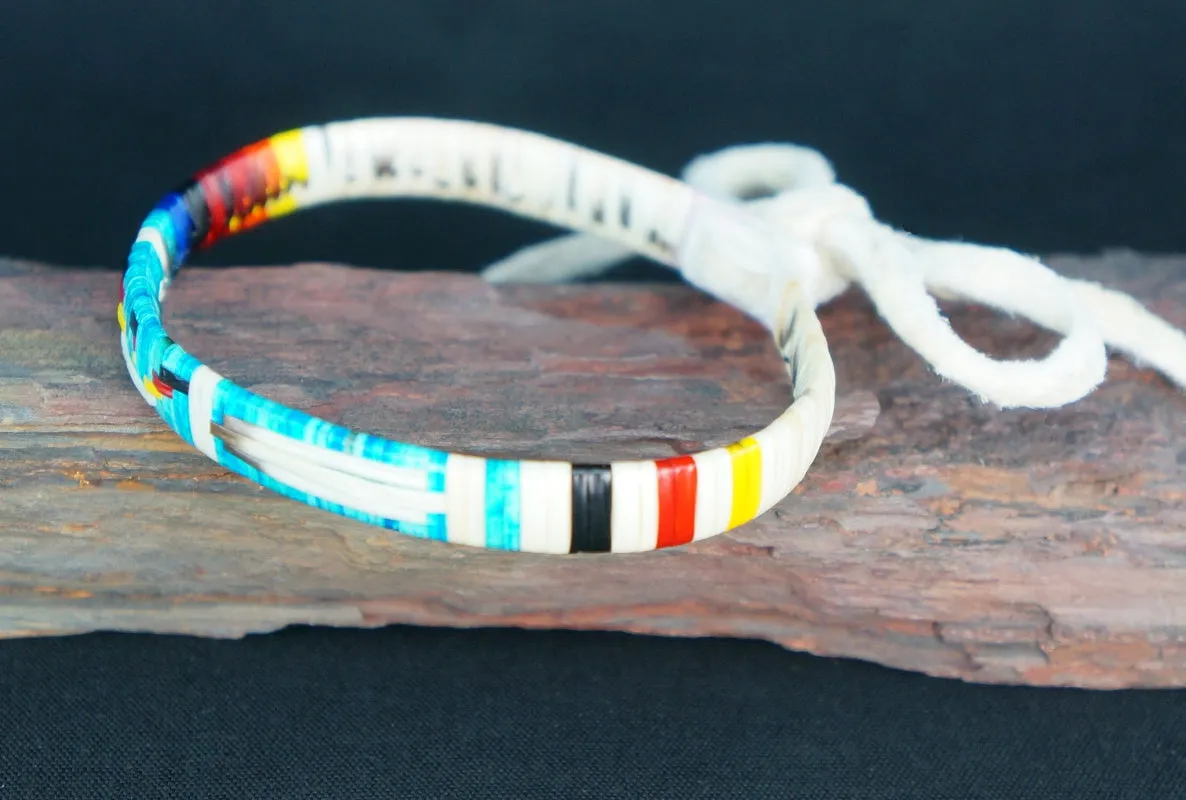 Red Cloud Quillwork - Traditional Bracelet