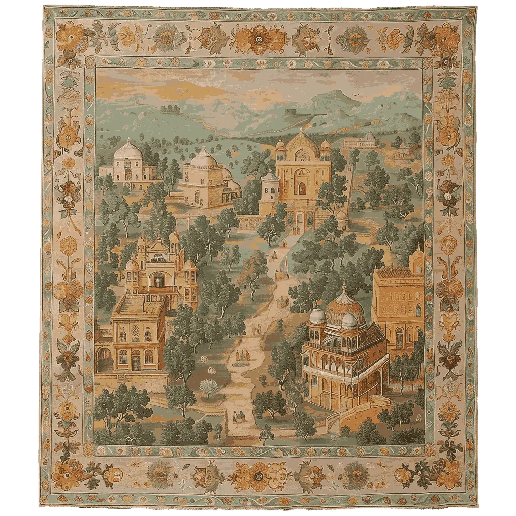 Regal Chronicles Hand Knotted Rug