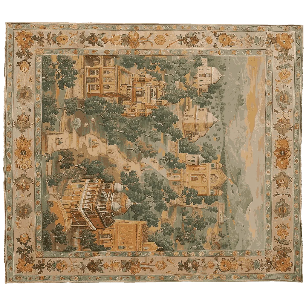 Regal Chronicles Hand Knotted Rug