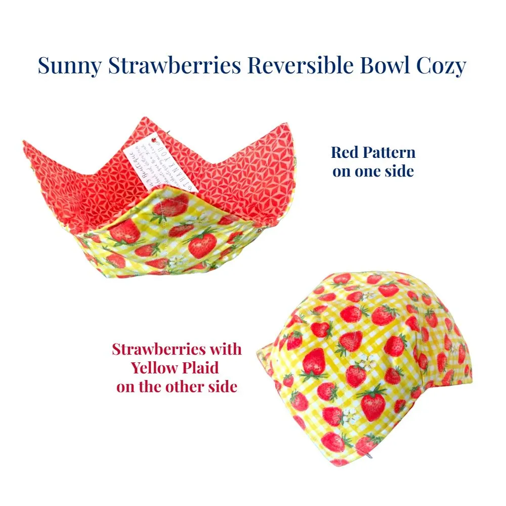 Reversible Microwave Bowl Cozies