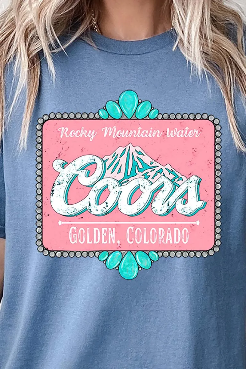 Rocky Mountain Water Short Sleeve Relaxed Fit T-Shirt