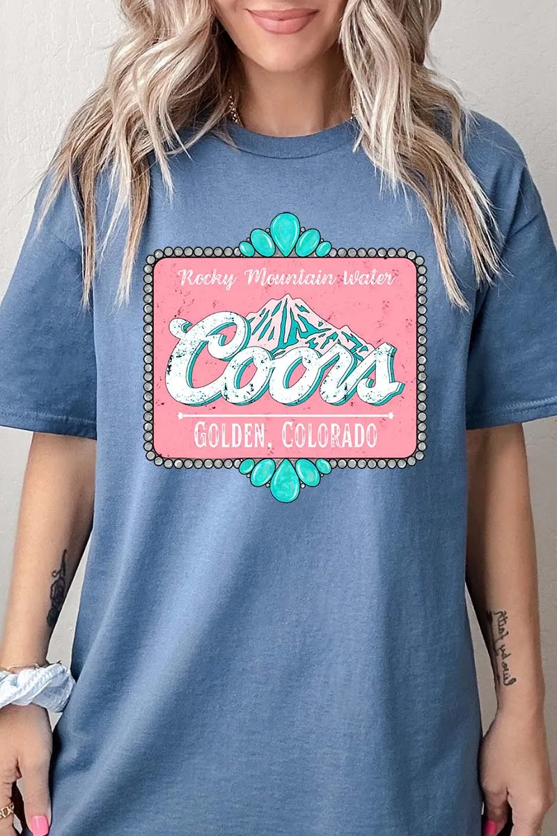Rocky Mountain Water Short Sleeve Relaxed Fit T-Shirt