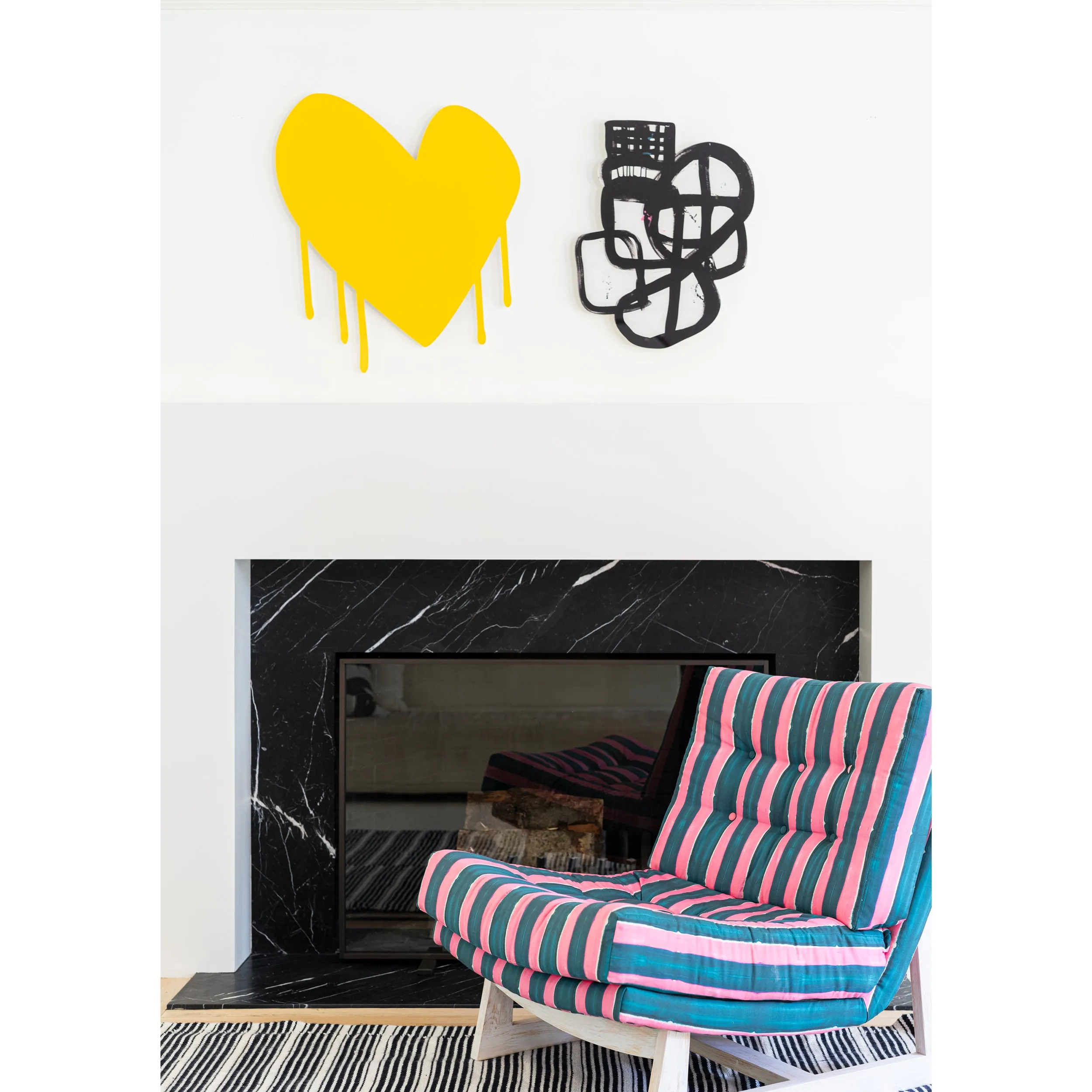 Romeo Chair in Nomad Stripes