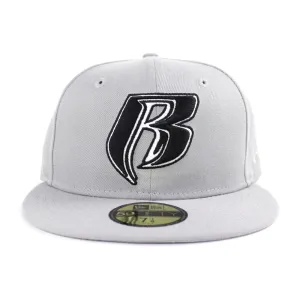 Ruff Ryders New Era 59Fifty Fitted Hat (Gray Black Gray Under Brim)