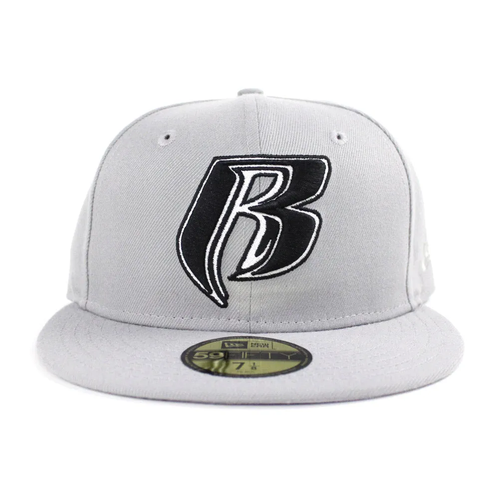 Ruff Ryders New Era 59Fifty Fitted Hat (Gray Black Gray Under Brim)