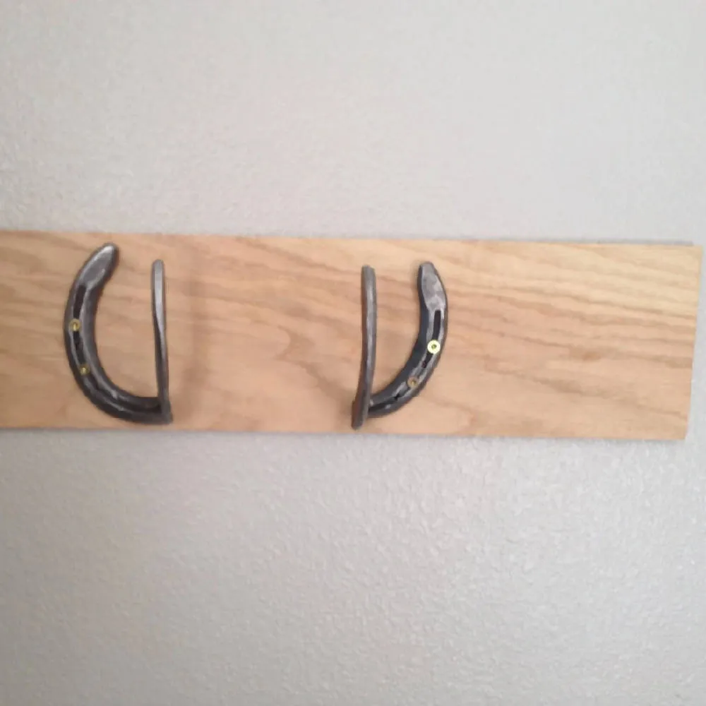 Rustic Horseshoe Hooks and Hangers - The Heritage Forge