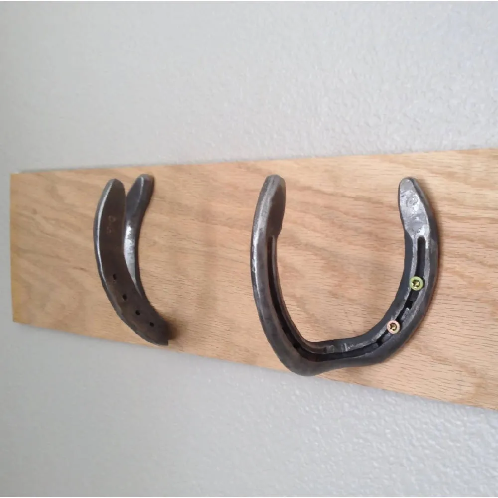 Rustic Horseshoe Hooks and Hangers - The Heritage Forge