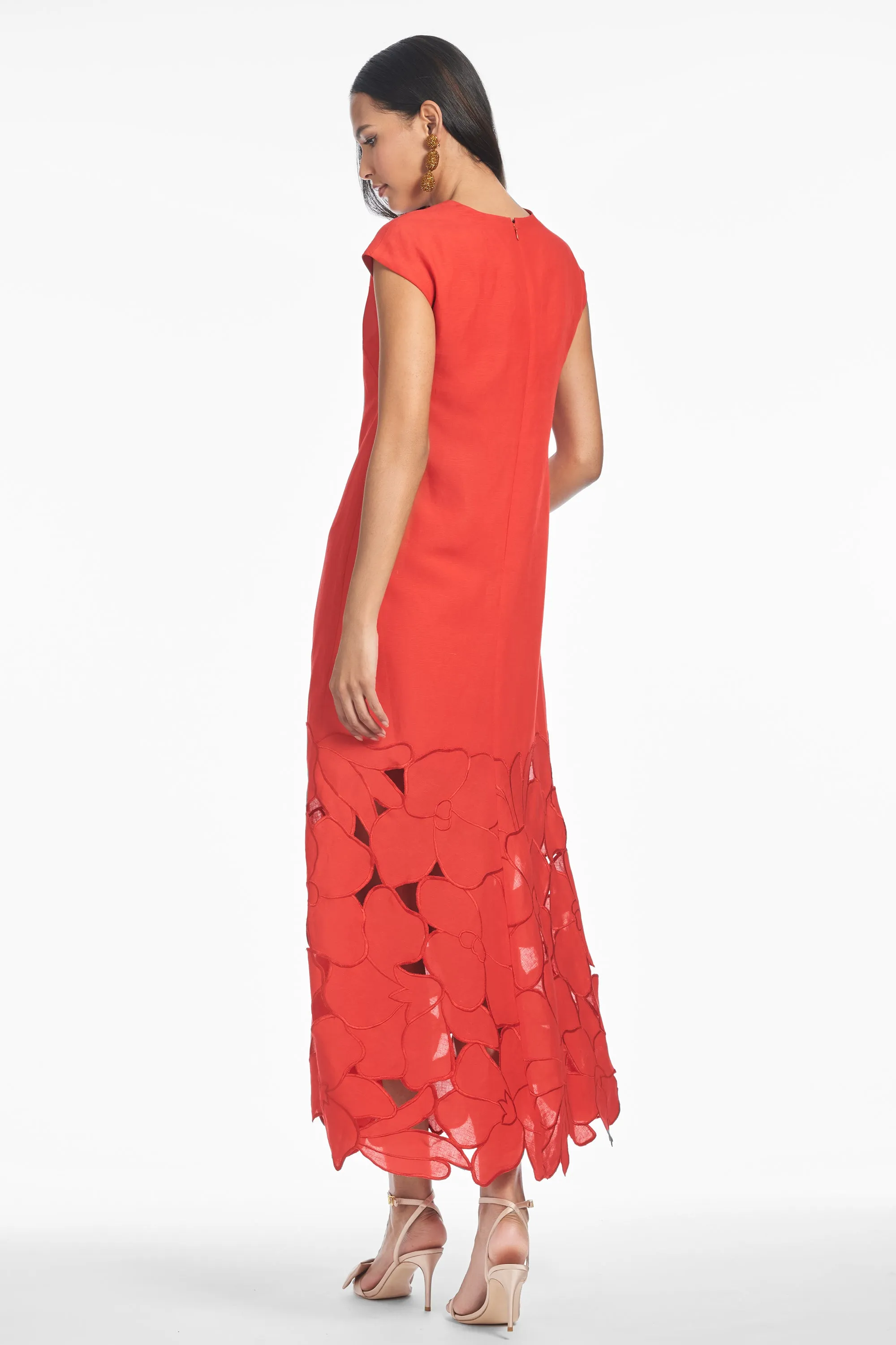 SABETTE DRESS - CHERRY