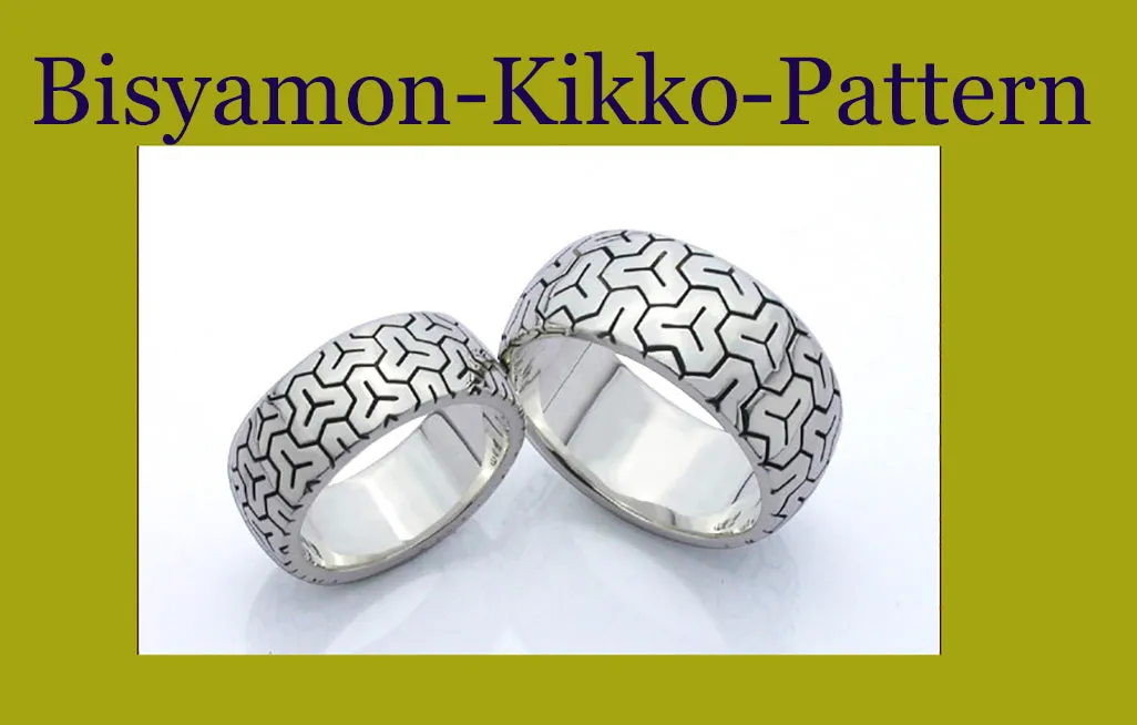 Saito - Edo Pattern Silver 925 ring - (5 Patterns)　