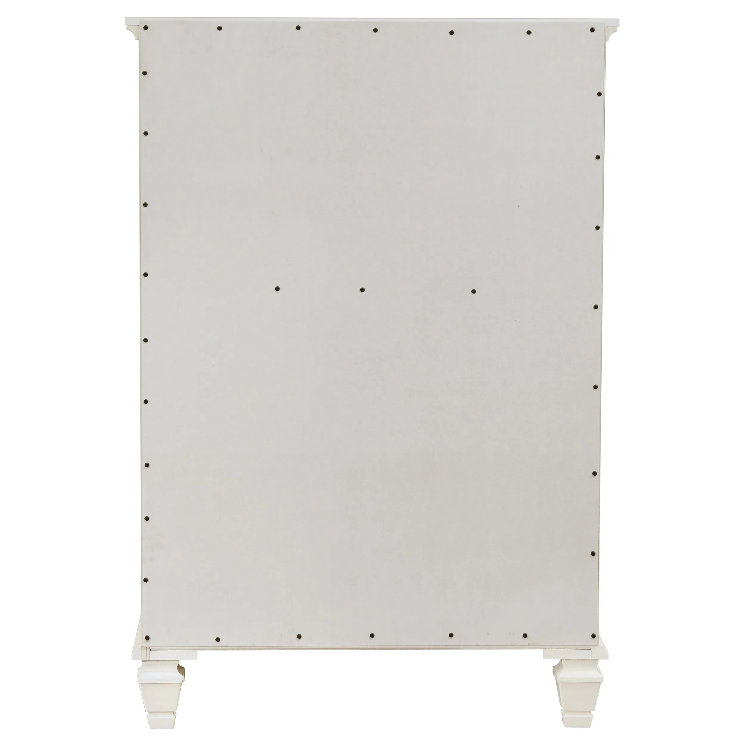 Sandy Beach 5-drawer Bedroom Chest Cream White