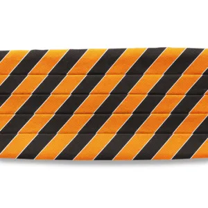 Scholastic Orange/Black - Cummerbunds