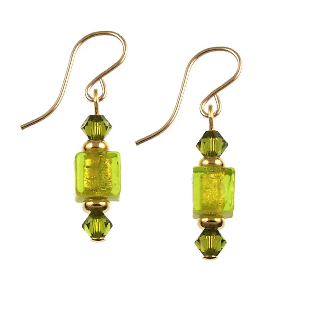 SE-461 Earrings Autumn Baby Cubes (Please Specify Color)