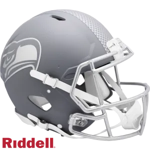 Seattle Seahawks Helmet Riddell Authentic Full Size Speed Style Slate Alternate