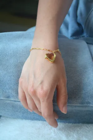 Self Love Pink 18K Gold Bracelet