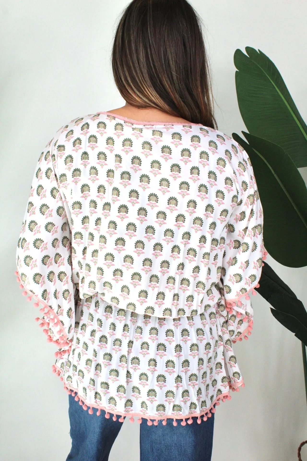 Skemo Blossom Butterfly Top Pink