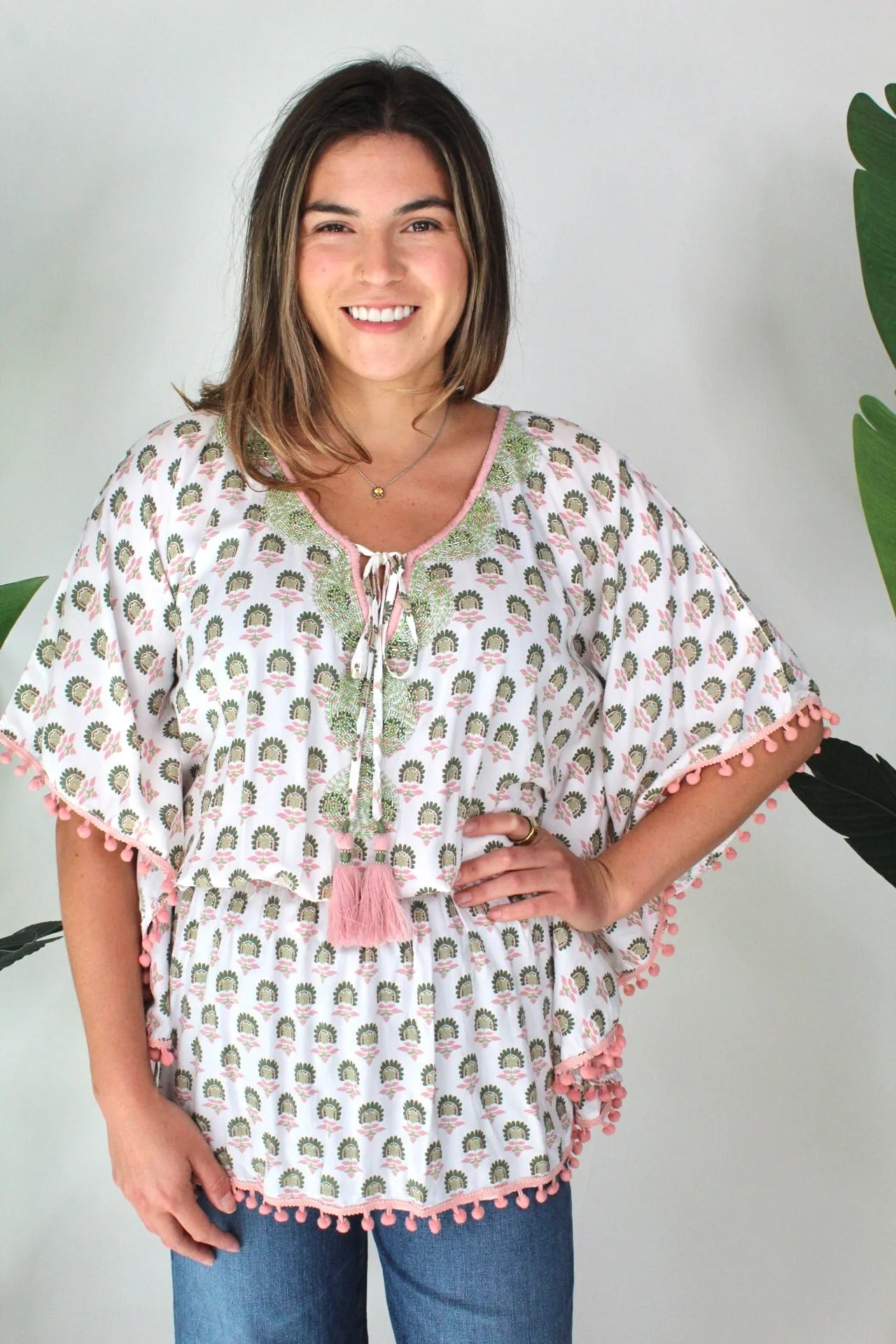 Skemo Blossom Butterfly Top Pink