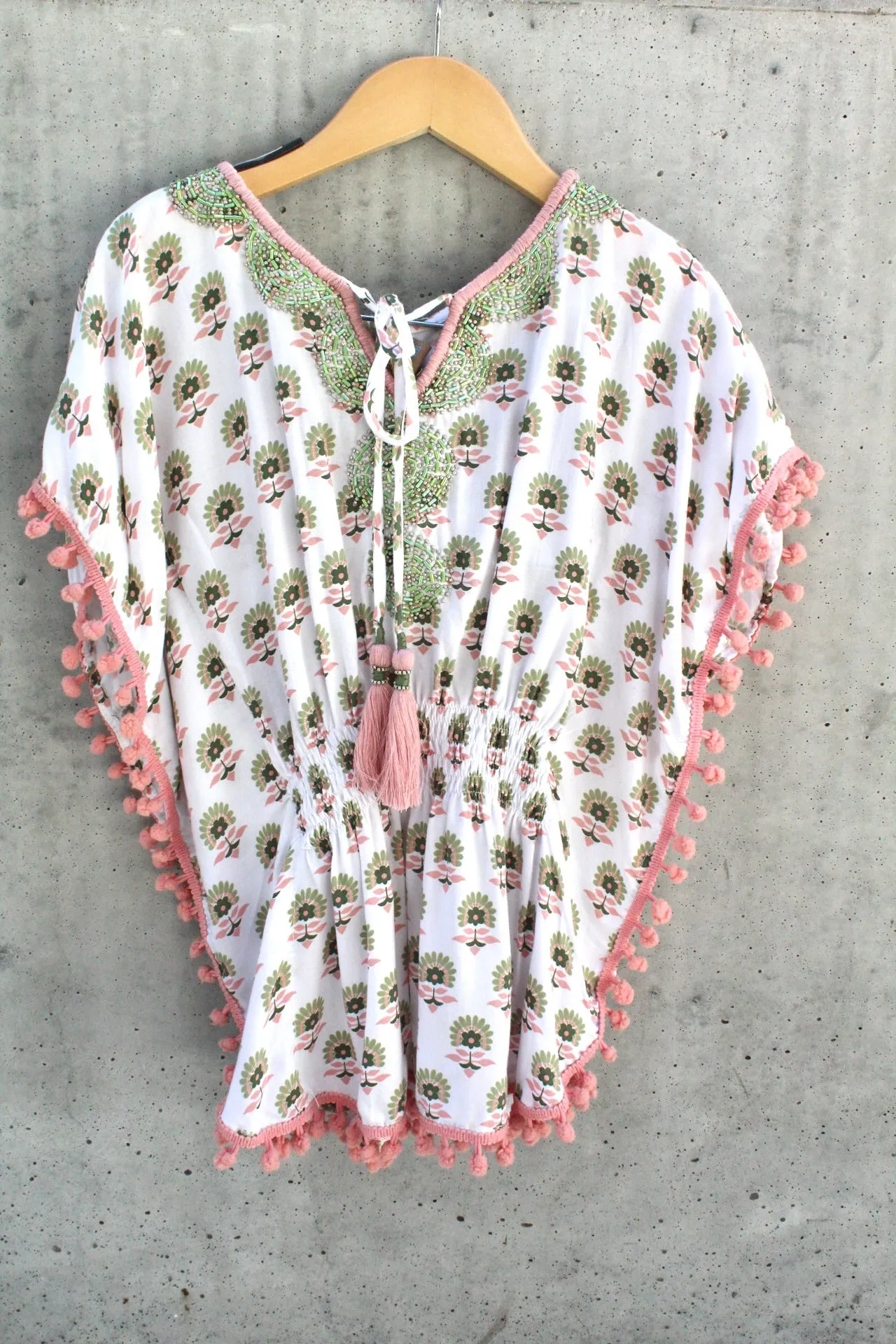 Skemo Kid Blossom Butterfly Top Pink