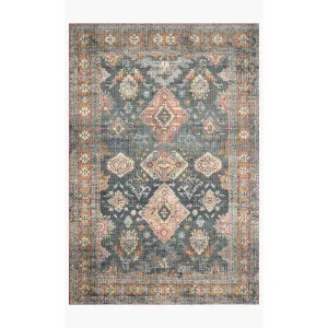 Skye Rug Collection by Loloi -Sky 10 Sea/Rust