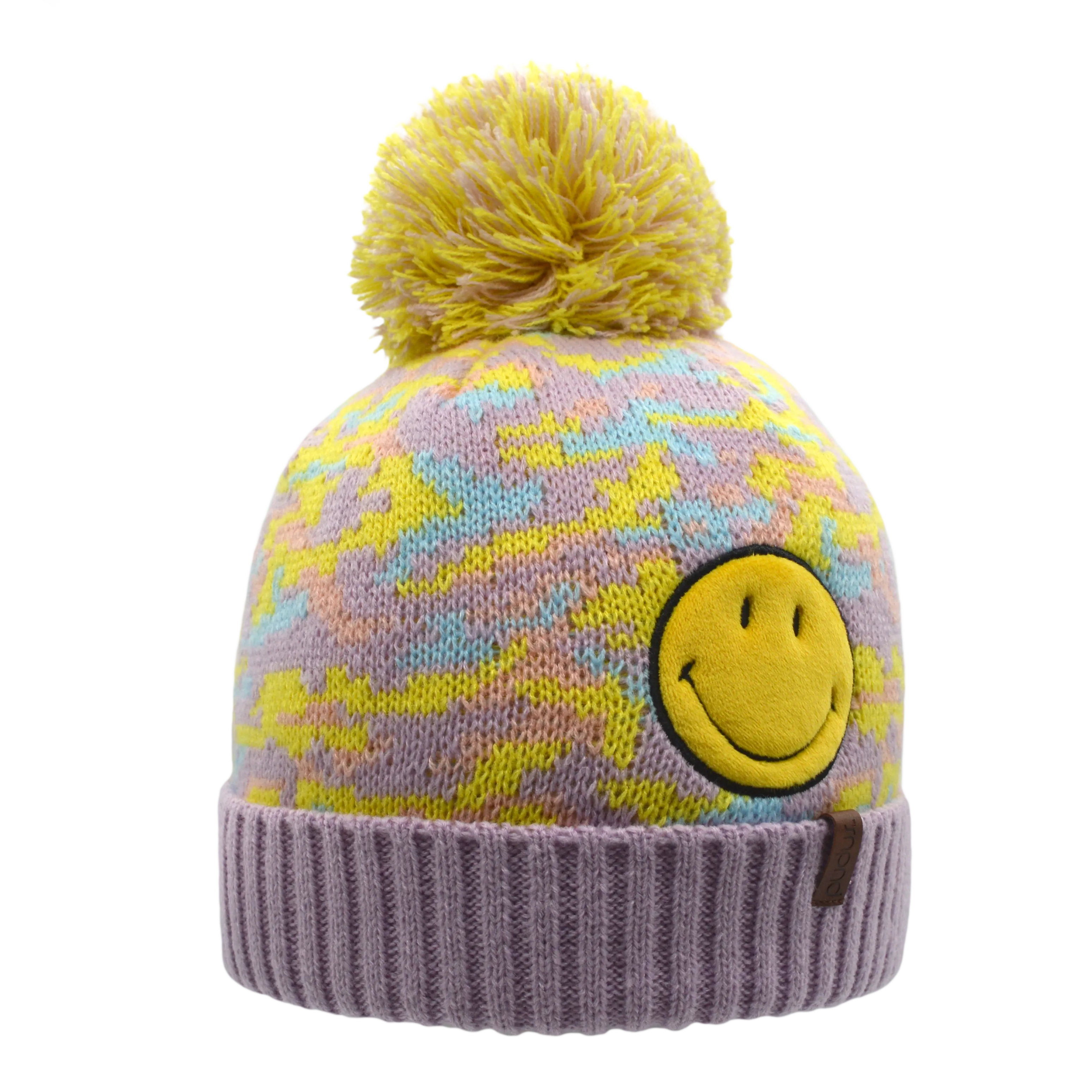 Smiley® x Pudus Winter Beanie | Black