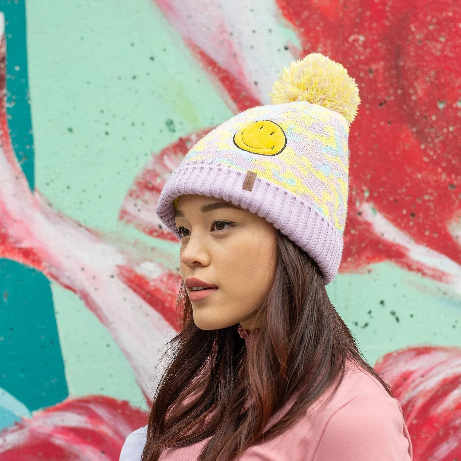 Smiley® x Pudus Winter Beanie | Black