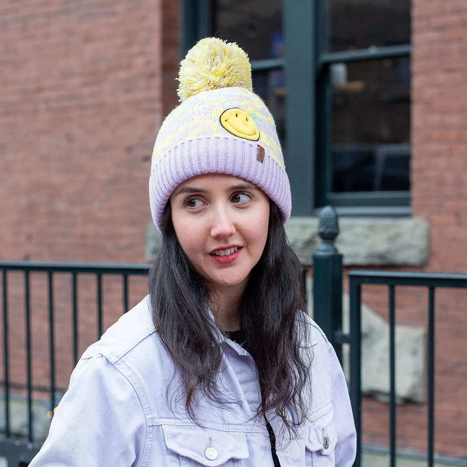 Smiley® x Pudus Winter Beanie | Black