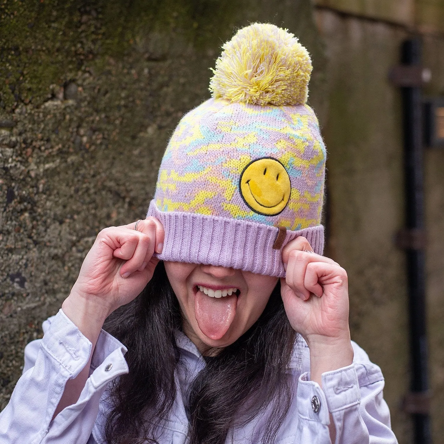 Smiley® x Pudus Winter Beanie | Black
