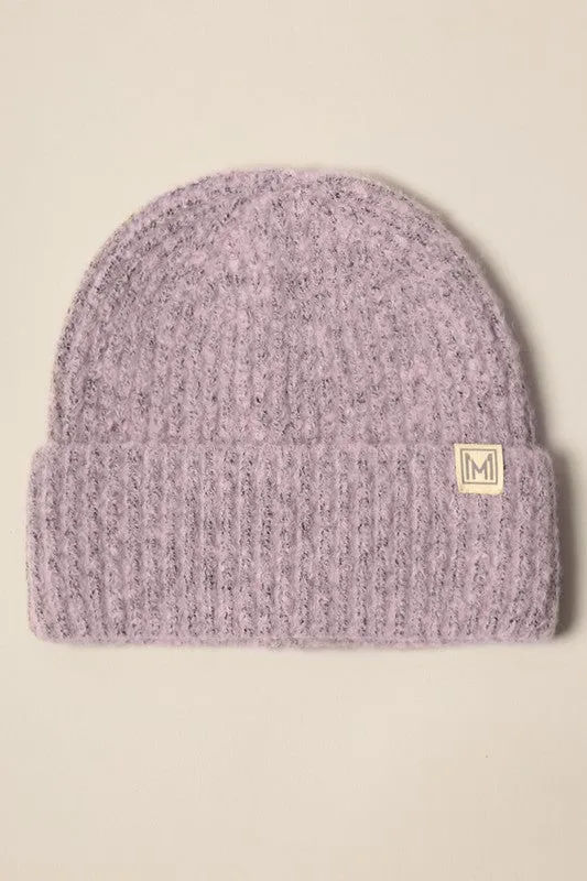 Soft Basic Ribbed Knit Cuff Beanie Hat
