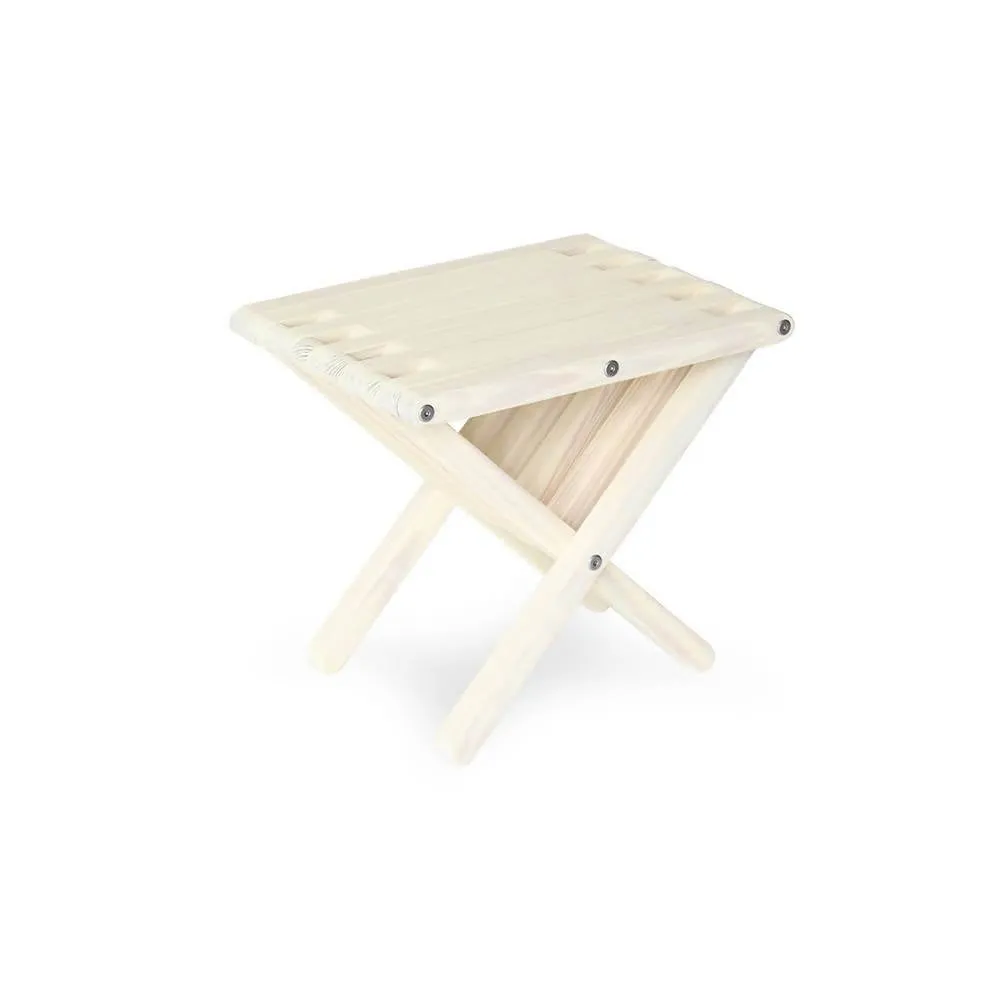 Solid Wood End Table 19" X 15" X 17" H