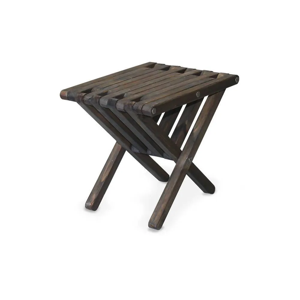 Solid Wood End Table 19" X 15" X 17" H