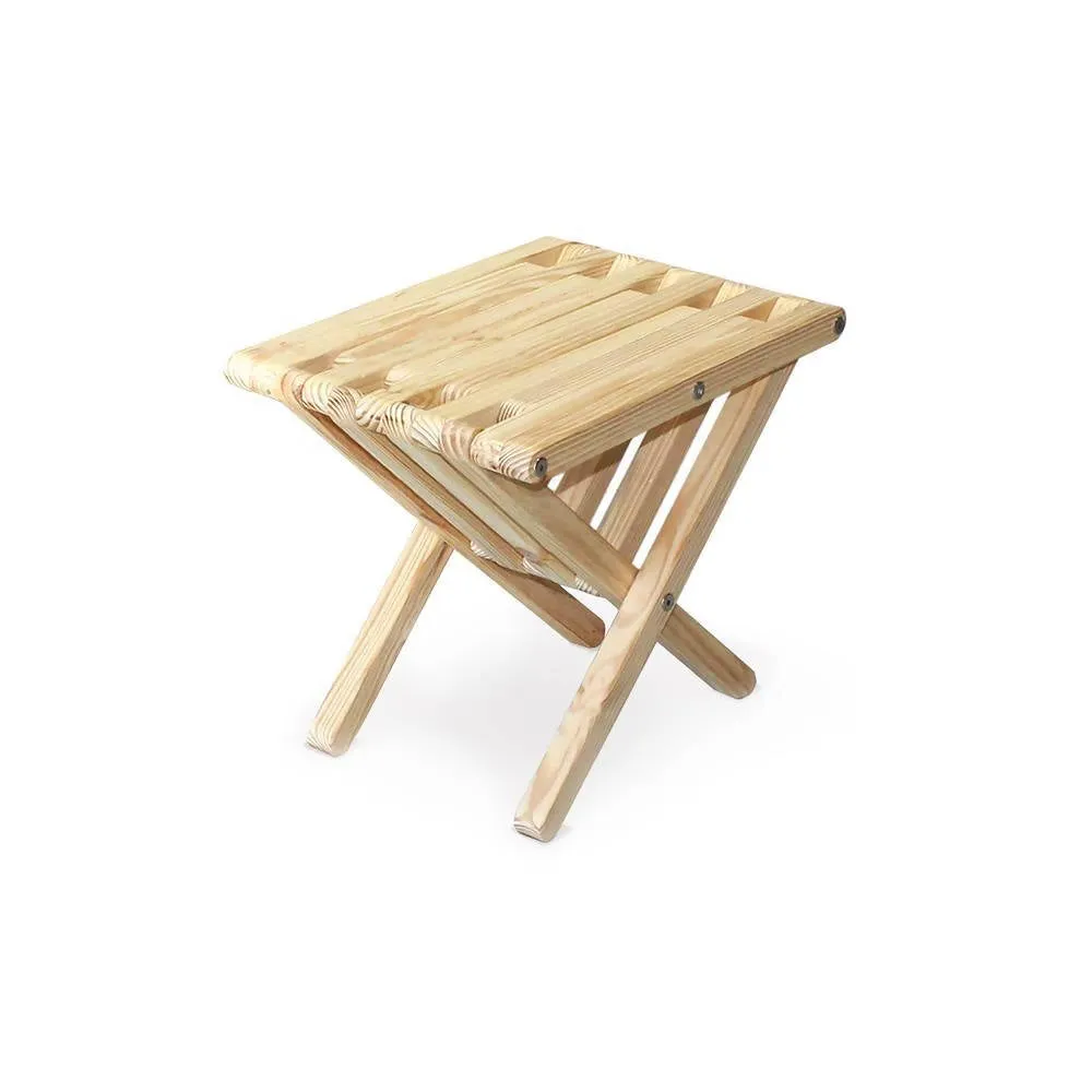 Solid Wood End Table 19" X 15" X 17" H