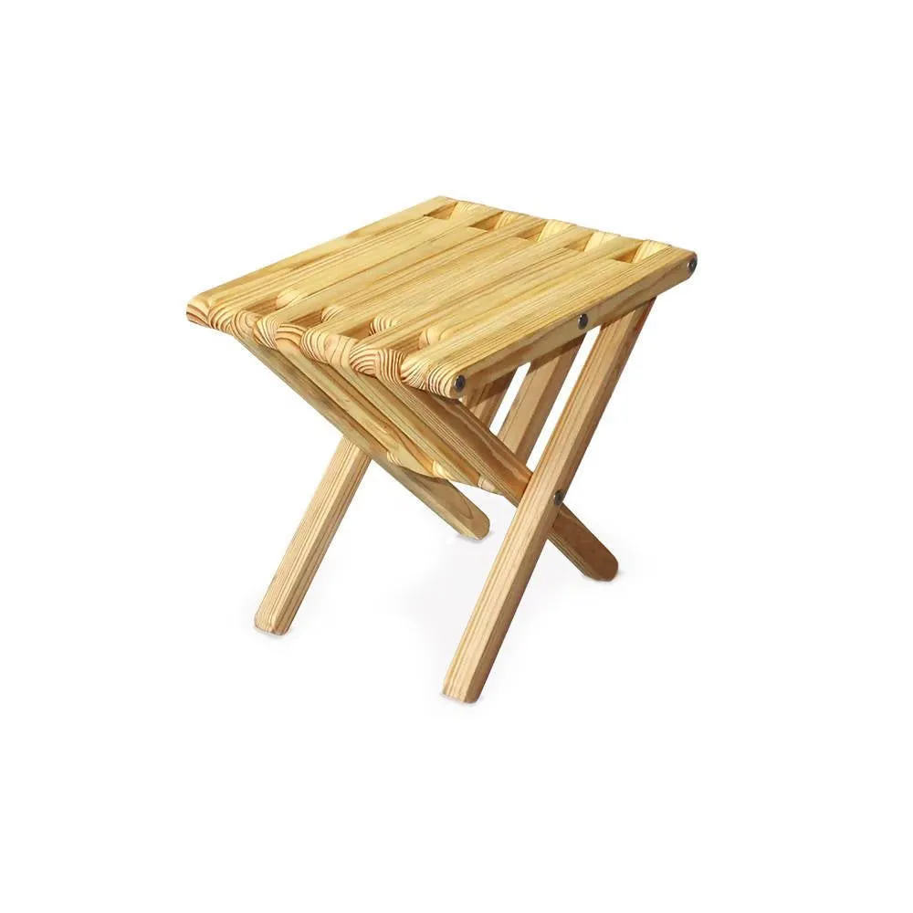 Solid Wood End Table 19" X 15" X 17" H