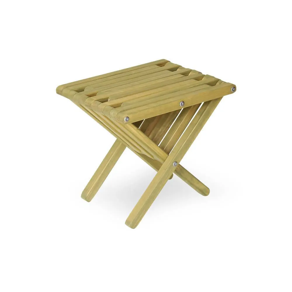 Solid Wood End Table 19" X 15" X 17" H
