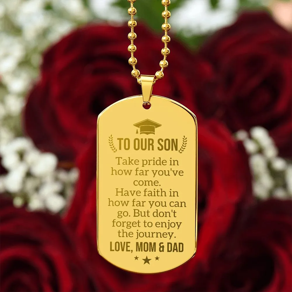 Son Graduation Gift from Mom & Dad, High School Graduation Gift for Son, College Graduation Gift