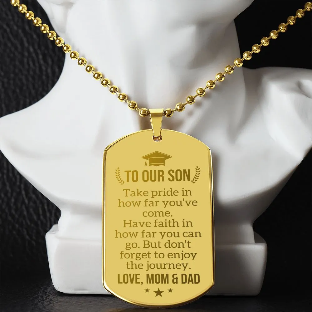 Son Graduation Gift from Mom & Dad, High School Graduation Gift for Son, College Graduation Gift