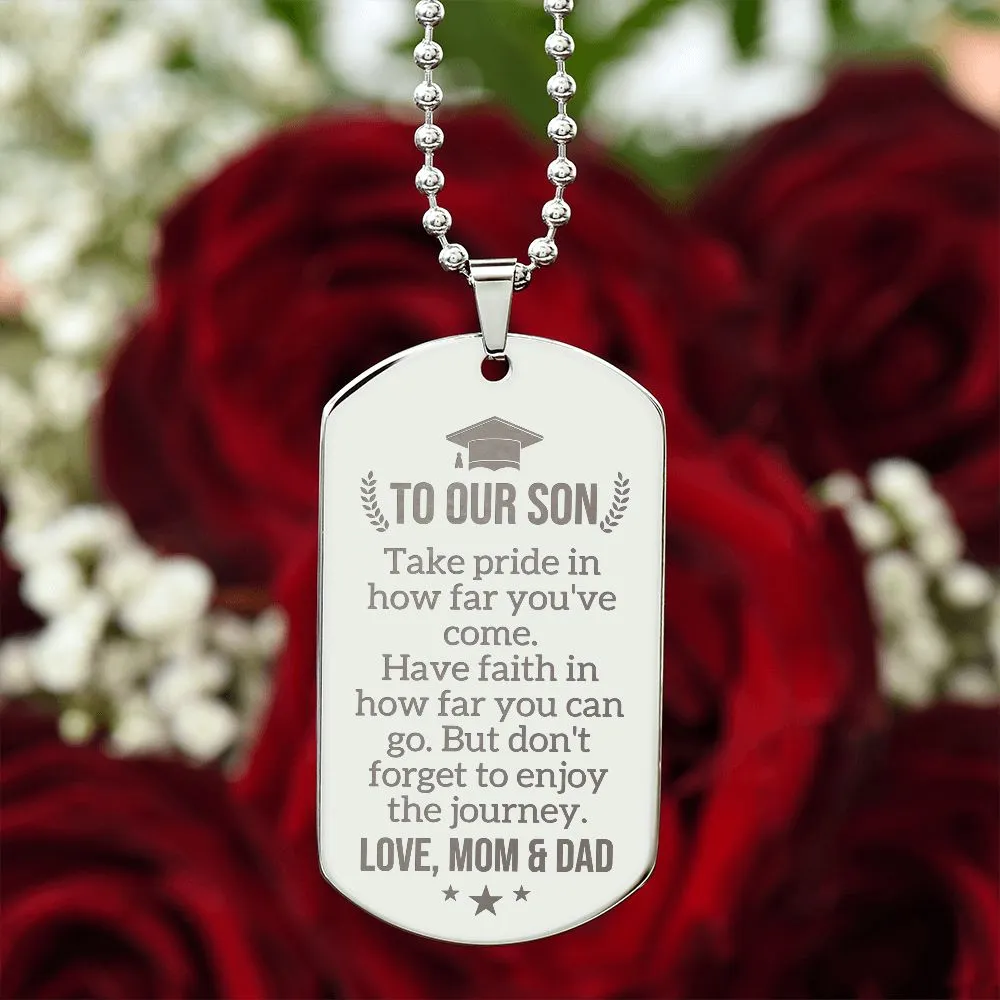 Son Graduation Gift from Mom & Dad, High School Graduation Gift for Son, College Graduation Gift