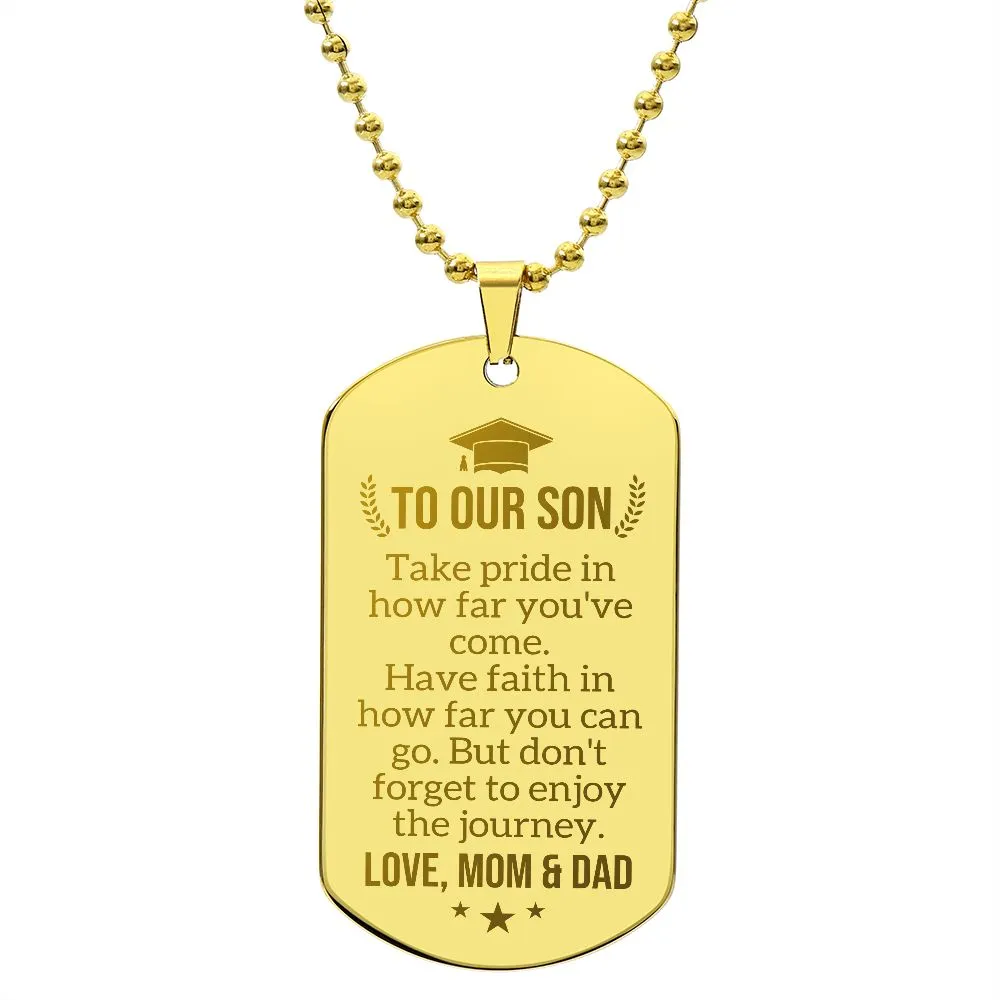 Son Graduation Gift from Mom & Dad, High School Graduation Gift for Son, College Graduation Gift