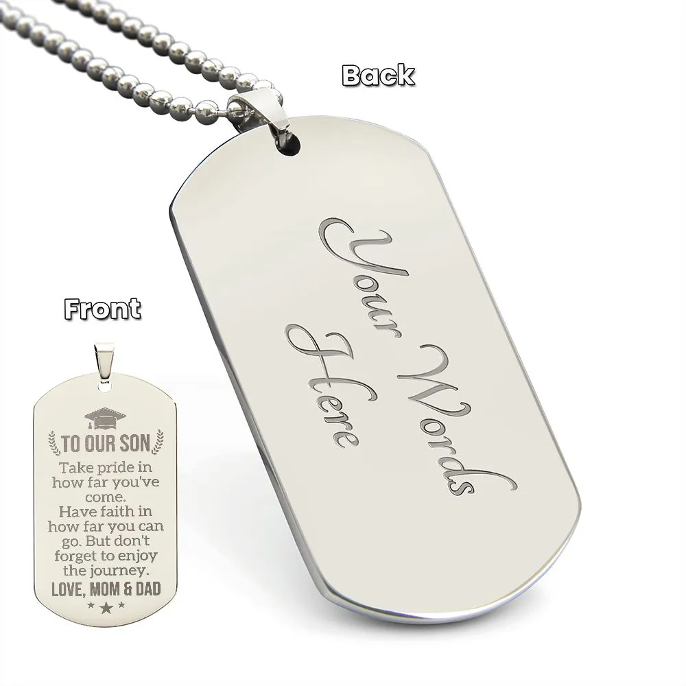 Son Graduation Gift from Mom & Dad, High School Graduation Gift for Son, College Graduation Gift