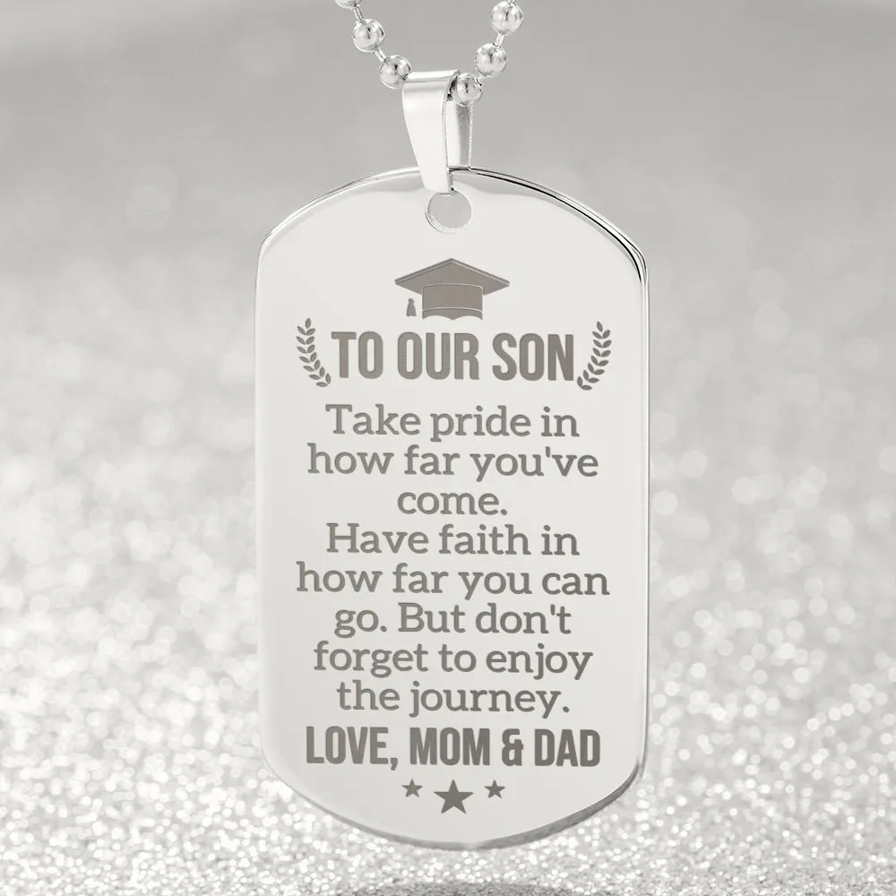Son Graduation Gift from Mom & Dad, High School Graduation Gift for Son, College Graduation Gift