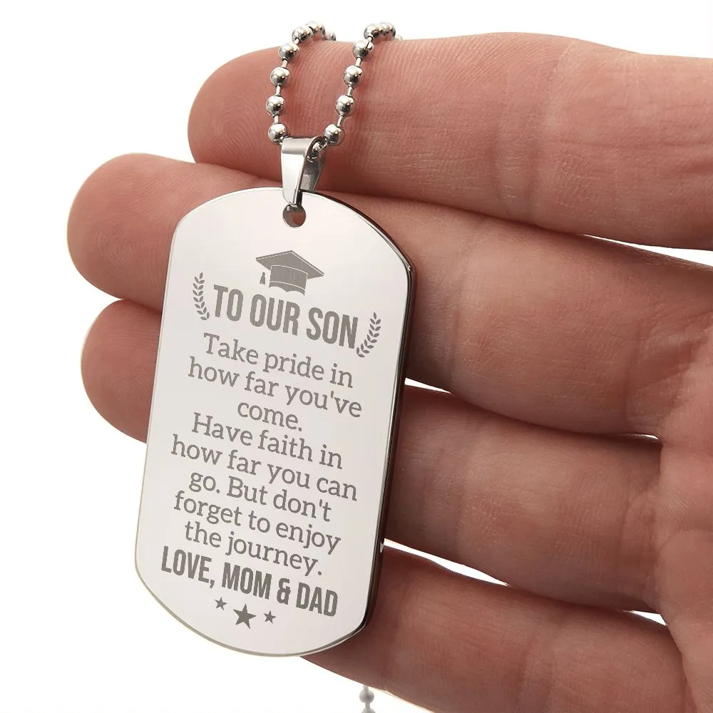 Son Graduation Gift from Mom & Dad, High School Graduation Gift for Son, College Graduation Gift