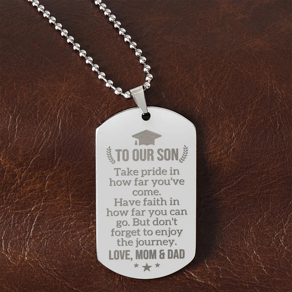 Son Graduation Gift from Mom & Dad, High School Graduation Gift for Son, College Graduation Gift