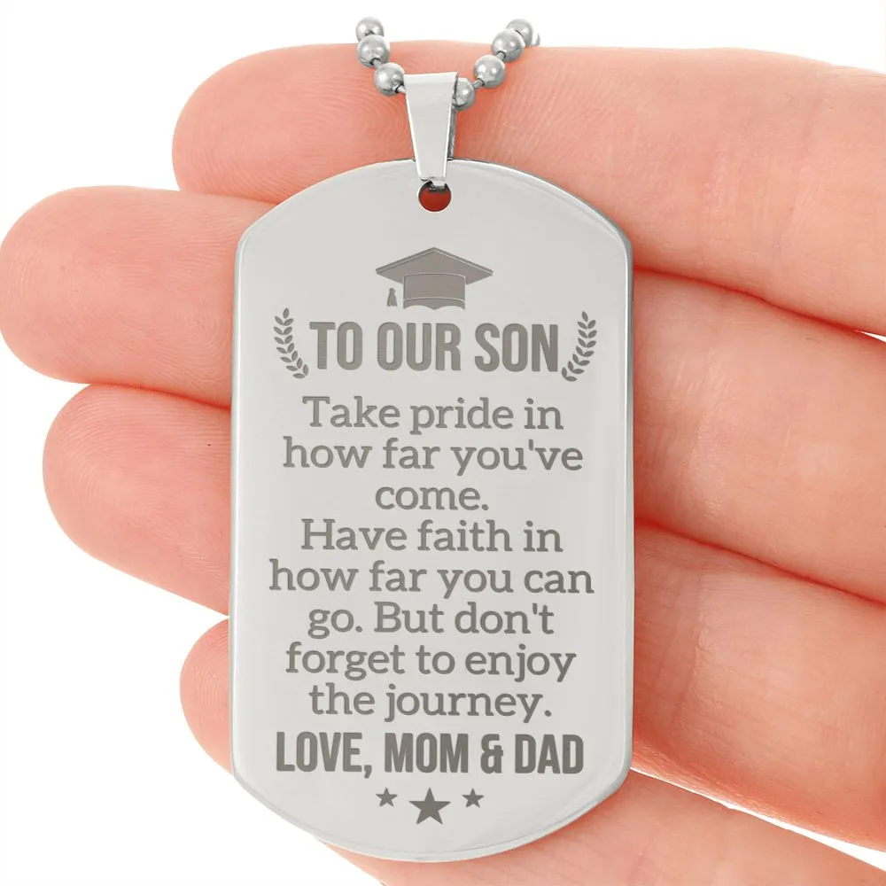 Son Graduation Gift from Mom & Dad, High School Graduation Gift for Son, College Graduation Gift