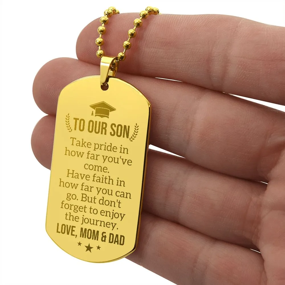 Son Graduation Gift from Mom & Dad, High School Graduation Gift for Son, College Graduation Gift
