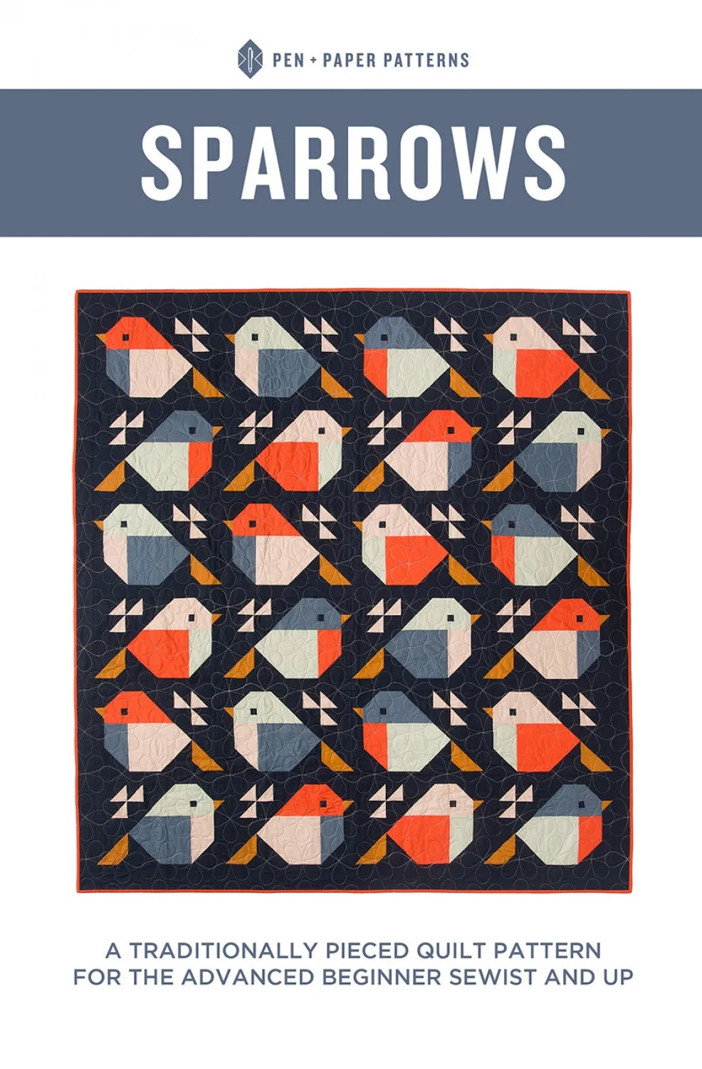Sparrows quilt pattern by Lindsey Neill